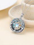 wholesale TOUPOP 925 Sterling Silver I'd Be Lost Without You Compass Necklace For Women Her Girlfriend Wife Mom -0-4