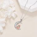 wholesale 925 Sterling Silver Moon and Fox Pendant Necklace Love You to the Moon & Back s for Women Mamas-0-3