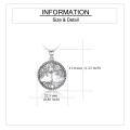 wholesale 925 Sterling Silver Tree Of Life Pendant With Mother Of Pearl Inlay-0-3