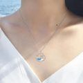 wholesale 925 Sterling Silver Beach Sun Pendant Necklace-0-4