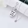 TOUPOP Sterling Silver Tree Of Life Owl Cremation Urn Pendant Necklace-0-3