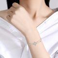 wholesale 925 Sterling Silver Moonstone Celtic Knot Bracelet-0-1