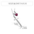 wholesale 925 Sterling Silver Cross Pendant With Blue Opal And Philippians Inscription-0-44