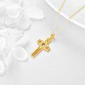 wholesale 14K Gold Star of David Celtic Knot Cross Pendant Necklace Religious  for Men & Women-0-2
