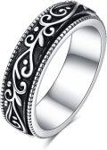 wholesale 925 Sterling Silver Celtic Knotwork Spinner Mood Ring - Adjustable Size 6-8-0-0