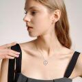 TOUPOP Sterling Silver Heart Initial A-Z Pendant Necklace Gift for Women-0-1