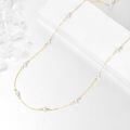 wholesale 14k Gold Leaf Pendant With Pearl And Diamonds-0-4