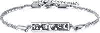 wholesale 925 Sterling Silver Moon & Star Charm Bracelet for Women-Mushroom