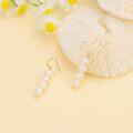 wholesale 14K Gold 3-Pearl Drop Earrings for Women - Elegant  Set-0-4