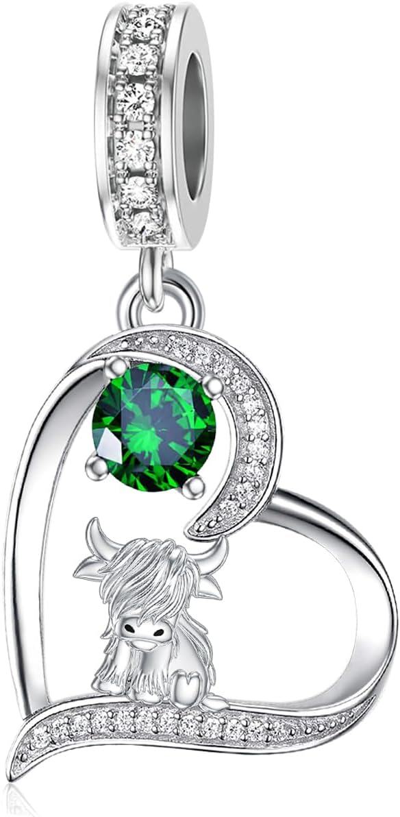 wholesale 925 Sterling Silver Highland Cow Sunflower Dangle Stud Leverback Hoop Earrings-05-May