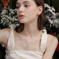 TOUPOP Sterling Silver Heart Initial A-Z Letter Pendant Necklace-0-1