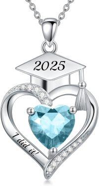 wholesale  Sterling Silver Heart Birthstone Necklace High School College Graduation Jewelry for Her -Customized projection image + text 06-Light Violet-Customized projection image + text 01-Jan-Garnet-Customized text 02-Feb-Amethyst-Customized text 04-Apri-White-Customized text 08-Aug-Peridot-Customized text 09-Sep-Sapphire-Customized text 07-Jul-Ruby-Customized text 01-Jan-Garnet-Customized text 05-May-Emerald-Customized text 12-Dec-Topaz-Customized text 11-Nov-Citrine-Customized text 03-Mar-Aquamarine