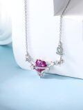 TOUPOP Sterling Silver Stone Astrology Zodiac Constellation Necklace-0-1