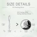 wholesale 925 Sterling Silver Twist Earrings With Zirconia-0-4