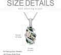 wholesale Sterling Silver Gemstone Dainty Pendant Necklace for Women Mom Gift-0-23