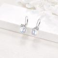 wholesale 925 Sterling Silver Cat Moonstone Leverback Earrings Wholesale For Women Girls-0-1