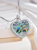 wholesale 925 Sterling Silver Heart Tree of Life Cremation Jewelry Keepsake Pendant Forever in My Heart w/Filler Kit-0-1