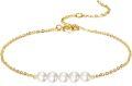 wholesale 14K Gold Freshwater Pearl Anklet for Women-0-0