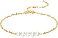 wholesale 14K Gold Freshwater Pearl Anklet for Women-Irregular 5