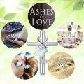 wholesale Sterling Silver Urn Cross Necklace for Ashes Cremation Jewelry with Funnel Kit-0-23