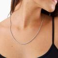 wholesale 925 Sterling Silver Twist Cable Chain Necklace for Men & Women - 4 Sizes (1-5 mm)-0-1