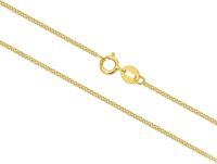 wholesale 14k Real Gold Thin Cable Chain Necklace for Women 1mm 1.2mm 1.35mm 1.6mm 1.75mm Durable Strong Solid Gold Chain Necklaces-16inch