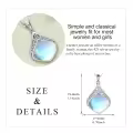 wholesale 925 Sterling Silver Moonstone Lapis Larimar Moss Agate Teardrop Filigree Pendant-0-4