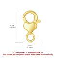 wholesale 14k Gold Clasp With Heart Charm Extension Chain Bracelet-0-3