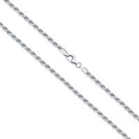 wholesale 925 Sterling Silver Twist Cable Chain Necklace for Men & Women - 4 Sizes (1-5 mm)-Length:16 Inches Width:1.5MM