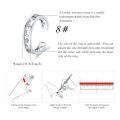 wholesale 925 Sterling Silver Adjustable Open Ring Trendy Jewelry Gift for Women Christmas Birthday Engagement Wedding-0-5