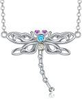 wholesale 925 Sterling Silver Dragonfly Pendant Necklace - Nature-Inspired Jewelry for Women-0-0