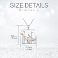 wholesale 925 Sterling Silver Giraffe Family Pendant Necklaces for Women Girls Mom Dad Kids s-0-3