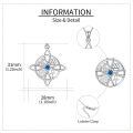 wholesale 925 Sterling Silver Moissanite Witches Knot Necklace Witch Jewelry for Women-0-85