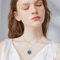 wholesale 925 Sterling Silver Turquoise Crucifix Cross Pendant Necklace-0-4