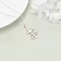 TOUPOP Sterling Silver Stone Nurse Stethoscope Cross Necklace Gift-0-3