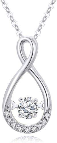 wholesale 14K Gold Round Cut Diamond Pendant for Women's  (1/3cttw)-White Gold gold