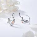 wholesale  Sterling Silver Cute Animal Dangle Drop Earrings Animal Themed Jewelry Gift -0-2