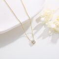 wholesale 14k Oval Lab Diamond Pendant Necklace Wholesale With Elegant Gold Chain Design-0-4