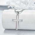 wholesale 925 Sterling Silver Origami Cross Pendant Necklace  - Religious  for Women & Men-0-1