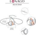 wholesale 925 Sterling Silver Heart-Shaped Cat and Dog Charm Bracelet with Cubic Zirconia Stones for Women-0-3
