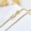 wholesale Sterling Silver Genuine Gold Plated Cable Chain Necklace for Men Women-0-12
