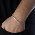 wholesale Sterling Silver Byzantine Chain Bracelet 2 4mm 3 5mm for Men Women Lobster Clasp Italy 6 5 8 -0-2