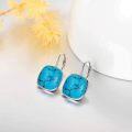 wholesale Sterling Silver Austrian Crystal Hypoallergenic Leverback Earrings Women s Gift-0-57