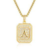 wholesale Gold Filled 925 Sterling Silver Letter Jewelry Necklace for Women Gift for Mom Wife Birthday Anniversary Christmas-Letter A