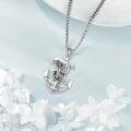 wholesale 925 Sterling Silver Eagle on Anchor Pendant Necklace for Men Sailor's Gifts-0-2