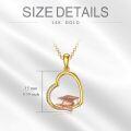 wholesale 14K Gold Heart Pendant w/Graduation Cap & Diploma - Class of 2024 Gift for Her-0-2