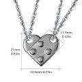 wholesale 925 Sterling Silver Heart Puzzle Box Necklace For Kids Teens-0-1