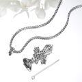 wholesale 925 Sterling Silver Celtic Cross Cremation Jewelry Urn Keepsake Necklace for Ashes -0-4