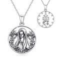 wholesale 925 Sterling Silver Miraculous Medal Pendant-0-0