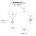 wholesale 925 Sterling Silver Star Pendant Multi-Layered Chain Necklace - Holiday Gift for Her-0-4